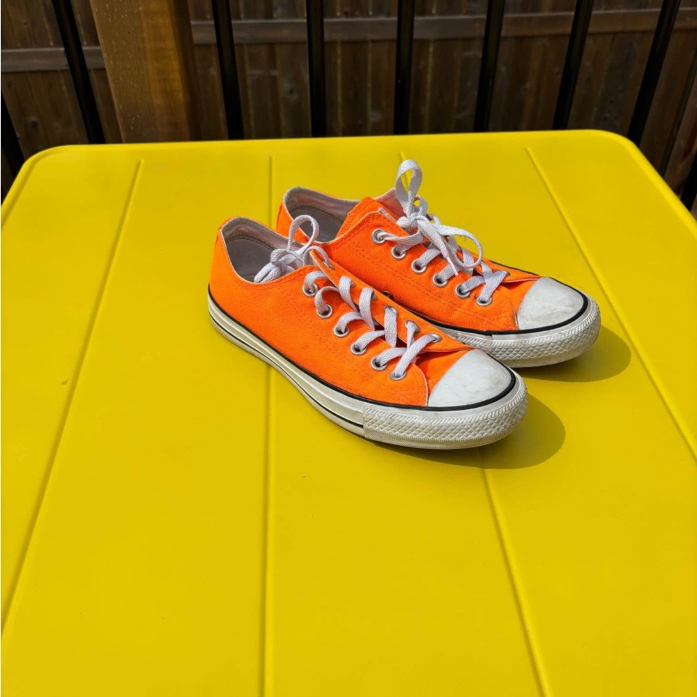 RICKI! Converse Orange Canvas Sneakers
